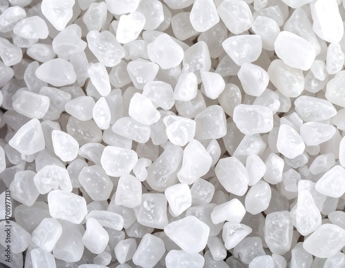 Close-up of white pebbles