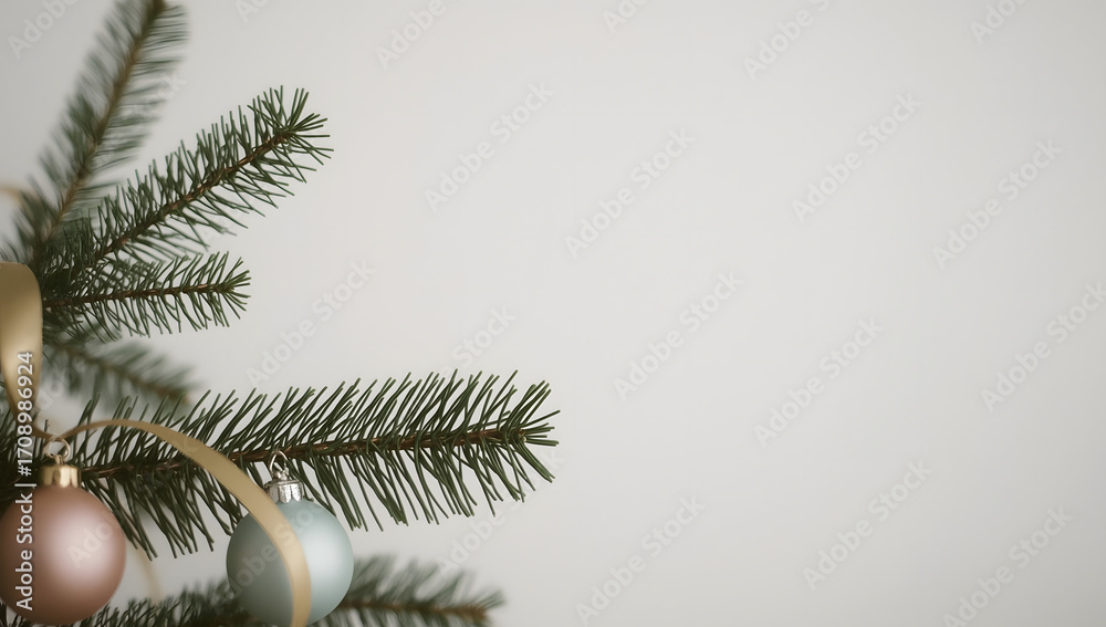 Obraz premium Minimal Holiday Design with Elegant Simplicity