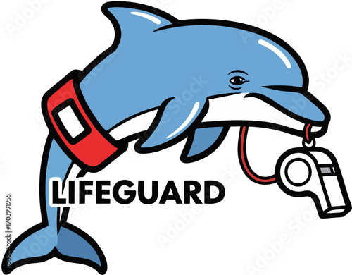Beach Lifeguard Dolphin