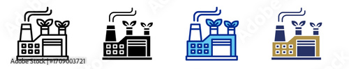 Eco Friendly  Icon Set Multiple Style Collection