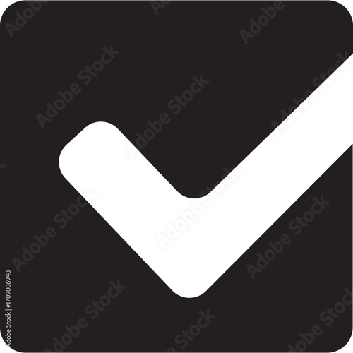 Black Checkbox Mark