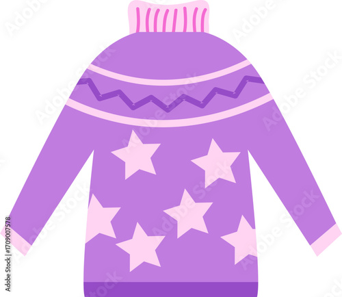  Colorful and cozy sweater 