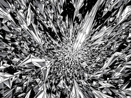 Exploding Geometric Shapes