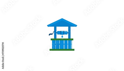 Simple illustration of a well