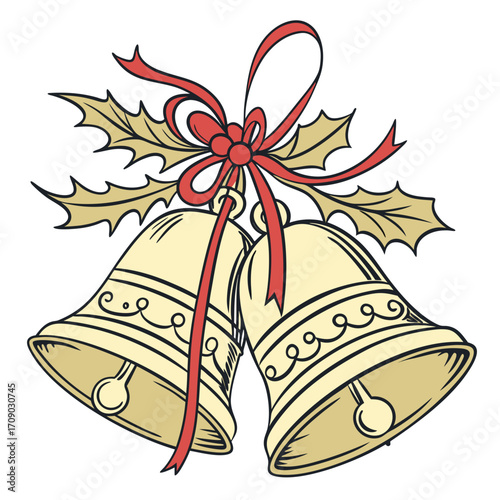 christmas bell with bells