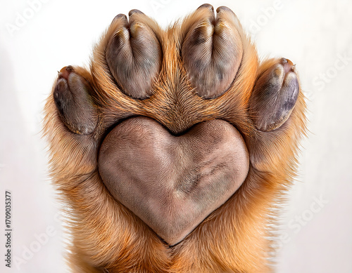 dog and heart