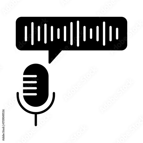 microphone icon vector