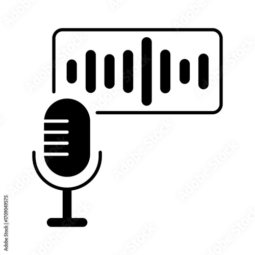 vector microphone icon