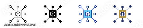 Digital  Icon Set Multiple Style Collection
