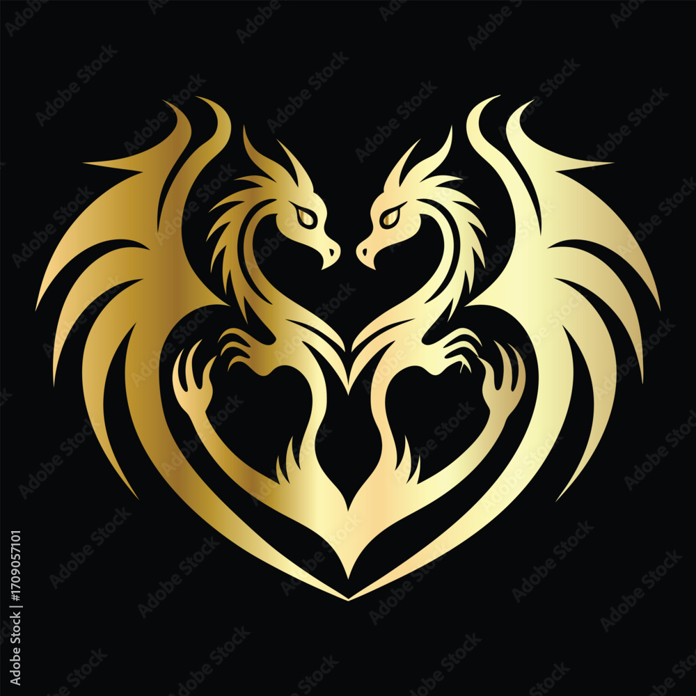Fototapeta premium phoenix head logo design vector template. Luxury heraldic phoenix symbol. Phoenix Bird Wings Logo Design Template.
