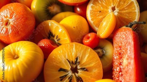 fresh mixed fruits