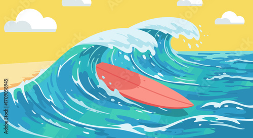 High-Quality EPS Vector Illustration: Abstract Design Element - Perfect for Branding, Marketing, and Web Design Projects.  This scalable vector graphic (SVG compatible) ensures crisp, clean visuals...