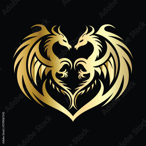 
phoenix head logo design vector template. Luxury heraldic phoenix symbol. Phoenix Bird Wings Logo Design Template.