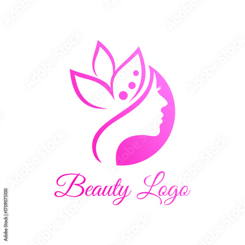 natural beauty logo design for cosmetic brand