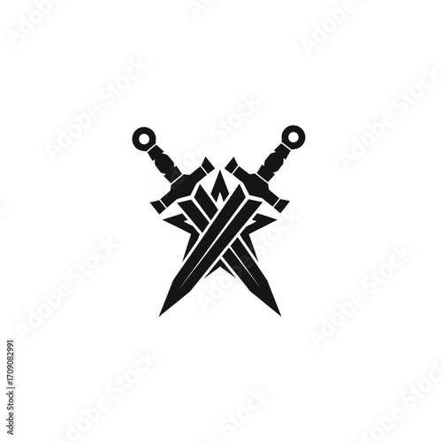 Crossed Swords and Star Emblem