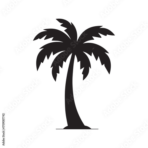 Relaxing palm design perfect for summer resorts, spa brands and leisure campaigns