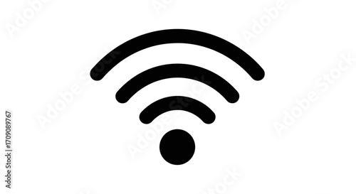 Simple Black and White Wifi
