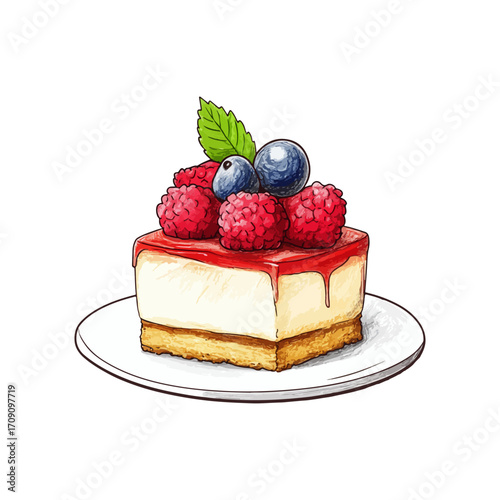 dessert hand drawn illustration