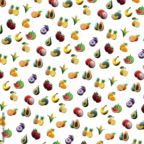Fruit pattern PNG
