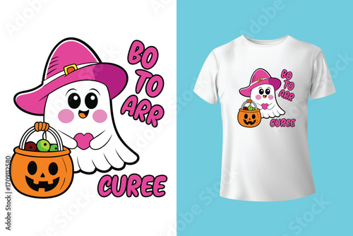 Happy Halloween - Halloween T-Shirt design template. Happy Halloween t-shirt design template easy to print all-purpose for men, women, and children