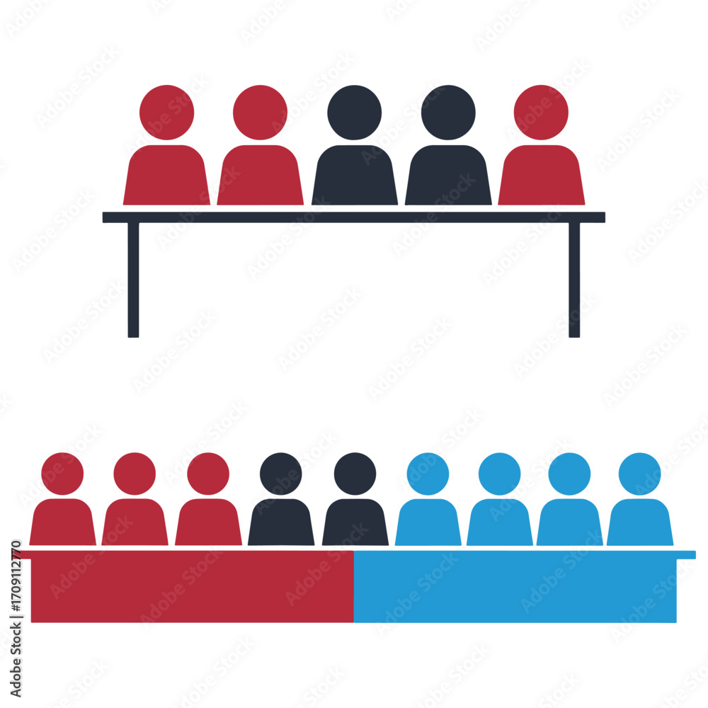 Fototapeta premium Teamwork, Collaboration, and Group Dynamics A Visual Representation