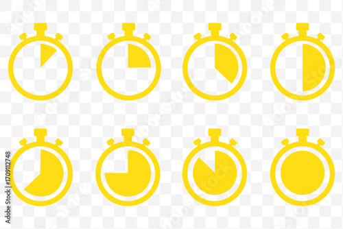 stop watch sign, Set of stopwatch icon, Set of sports stopwatch icons showing time, stopwatch, set of stopwatch, icon of stop watch