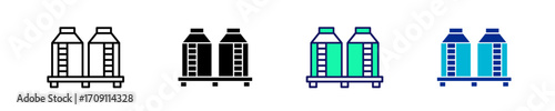 Silo  Icon Set Multiple Style Collection