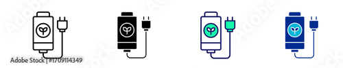 Battery  Icon Set Multiple Style Collection
