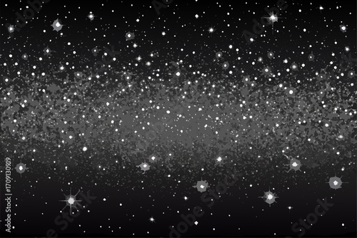 Golden Glitter Light Particles on Dark Background – Luxury Sparkle Abstract