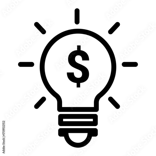 Grant Opportunity Line Icon of Scholarships and Grant Icon Set