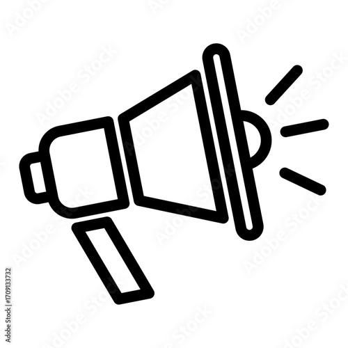 Scholarship Announcement Line Icon of Civic Engagement Icon Set