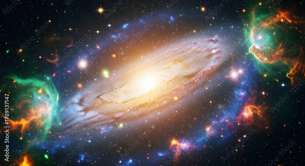 Obraz premium abstract space background