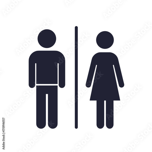 "Vector Icons Representing Male and Female Gender Symbols"