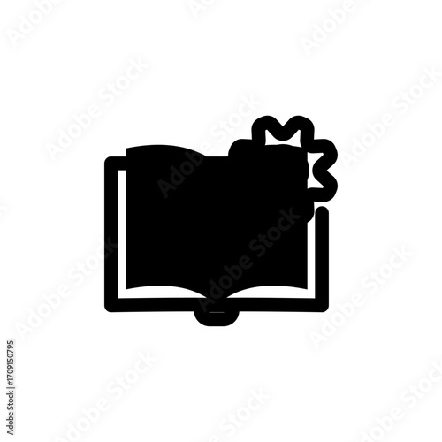 Training Manual Line Icon of Employee Training Icon Set