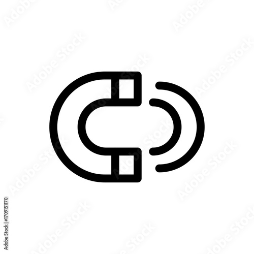 Lead Generation Line Icon of Customer Acquisition Icon Set