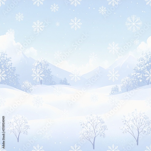 Winter Snowy Landscape