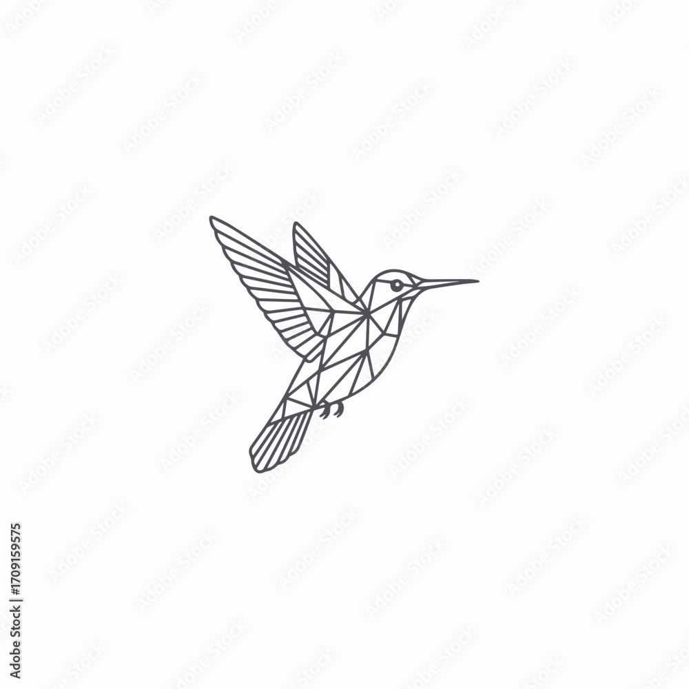 Fototapeta premium Bird logo vector icon illustration