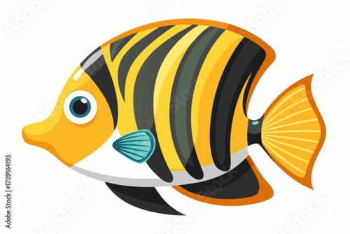 tropical fish vector illustration