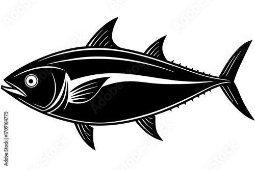 Tuna fish vector illustration