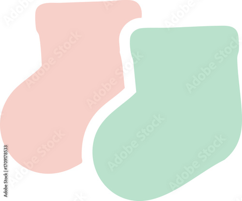 Mint Colored Baby Sock