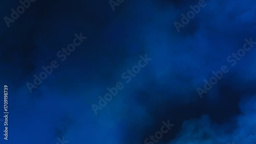 A beautiful and dramatic shot of dark blue and black clouds, deep blue and smoky black clouds, deep blue and smoky black clouds,