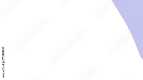 Minimalist background featuring a smooth lavender curve on a pristine white canvas, ideal for modern design, branding, or website use.