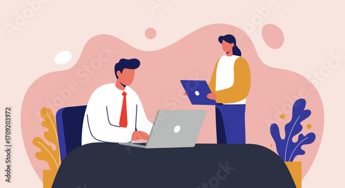 Woman working remotely on a laptop in a relaxed setting. Perfect for digital nomad, remote business, or flexible lifestyle concepts.