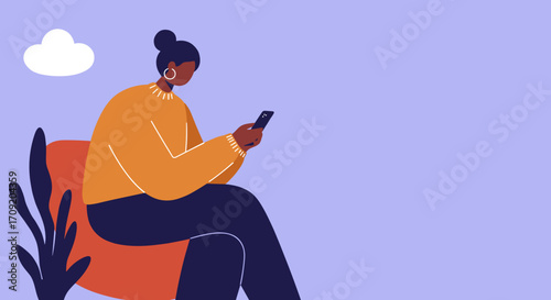 Minimalist vector illustration of a person walking with a stick, symbolizing determination, progress, and outdoor activity. Ideal for lifestyle, health, or journey-themed content.