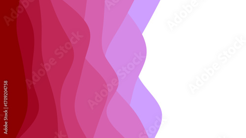 Abstract flowing waves in vibrant red, pink, and purple hues create a modern, dynamic background. Ideal for presentations, branding, or digital design.