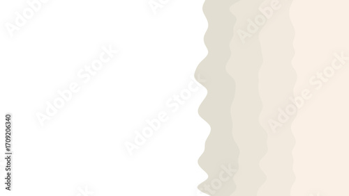 Soft, wavy stripes in neutral tones create a serene, minimalist background, ideal for elegant design, presentations, or branding materials.