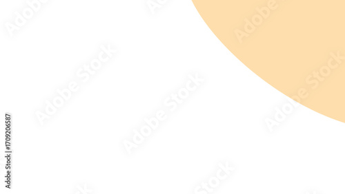 Clean abstract background with a smooth, warm orange curve on white, ideal for minimalist designs, presentations, or digital layouts.