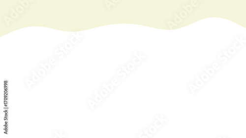 Clean graphic background with a gentle, wavy light yellow border on white, perfect for text, branding, or modern design.