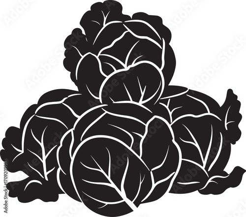 Brussels Sprouts icon clean simple