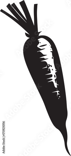 Carrot clean simple silhouette